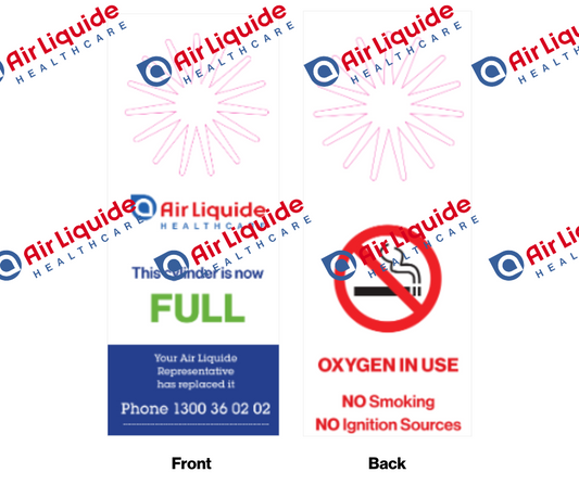 Oxygen Cylinder Tags