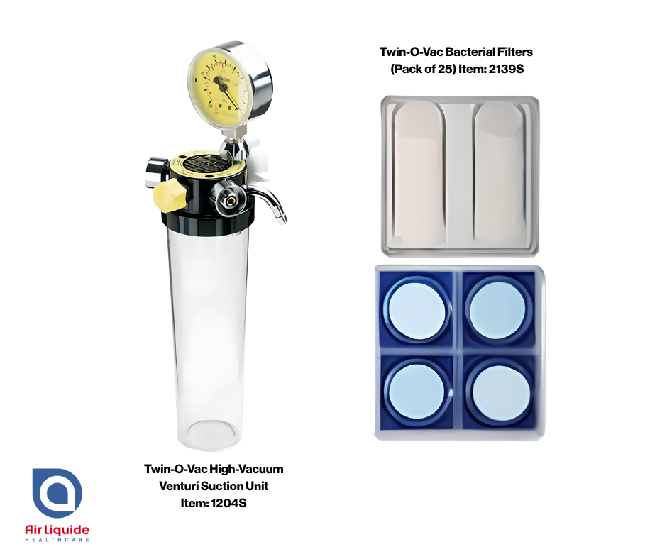 Twin-O-Vac Bacterial Filter - Pack of 25