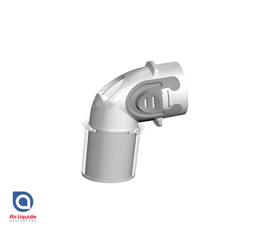 ResMed Quattro™ Air & AirFit™ F10 Replacement Quick-Release Elbow Assembly