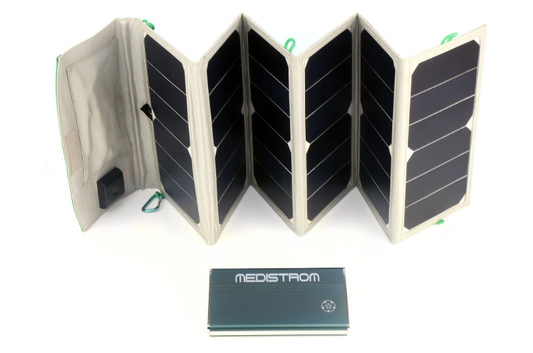 Medistrom Portable 50W Solar Panel CPAP Battery Charger