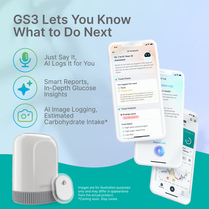 Sibionics GS3 CGM Continuous Glucose Monitoring System