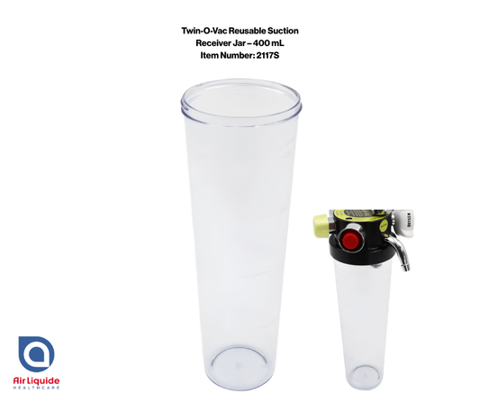 Twin-O-Vac Reusable Suction Receiver Jar – 400 mL